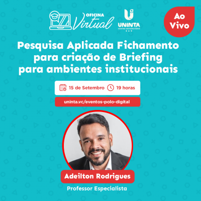 Pesquisa Aplicada  Fichamento para criação de Briefing para ambientes institucionais.