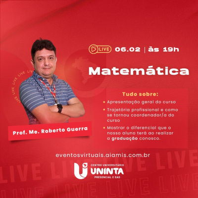 Acolhida aos alunos do curso de matemática 2023.1