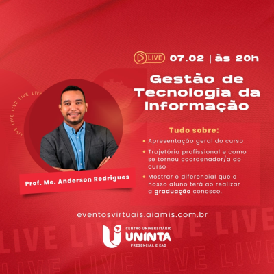 Acolhida aos alunos do Gestão de TI semestre 2023.1