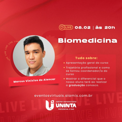 Acolhida aos alunos de Biomedicina semestre 2023.1