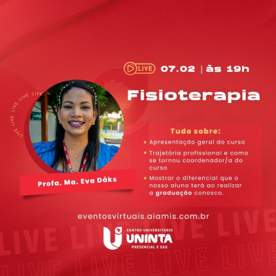 Acolhida aos alunos de Fisoterapia semestre 2023.1