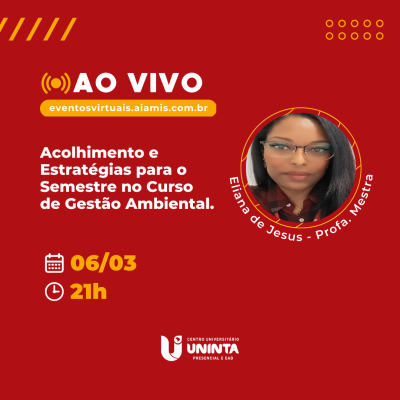 Acolhimento e Estratégias para o Semestre no Curso de Gestão Ambiental.