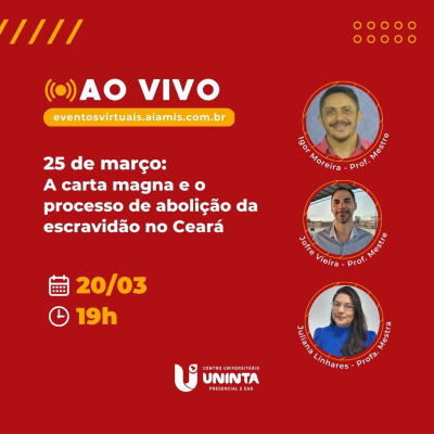 25 de março: A carta magna e o processo de abolição da escravidão no Ceará