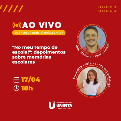"No meu tempo de escola!": depoimentos sobre memórias escolares