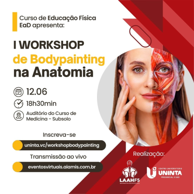 I Workshop de Bodypainting na Anatomia