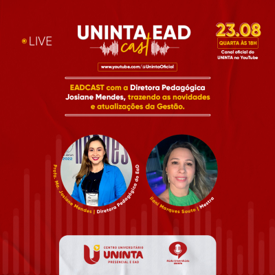 EADCAST com Diretora Josiane Mendes, trazendo as novidades e atualizações da Gestão.
