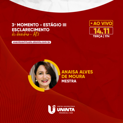 3º Momento - Estágio III - Esclarecimento de dúvidas - AP3