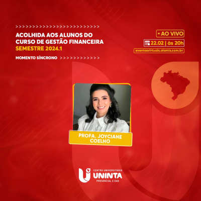 Acolhida aos alunos do curso de Gestão Financeira semestre 2024.1