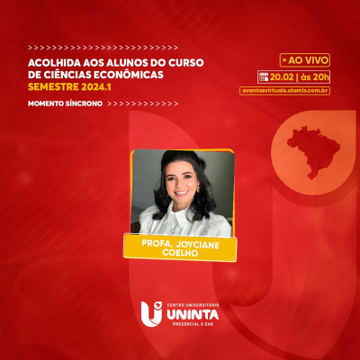 Acolhida aos alunos do curso de Ciências Econômicas semestre 2024.1