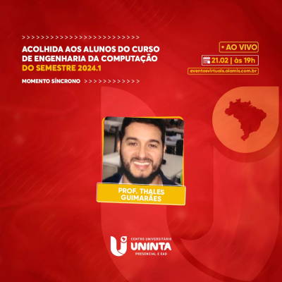 Acolhida aos alunos do curso de Engenharia da Computação do semestre 2024.1