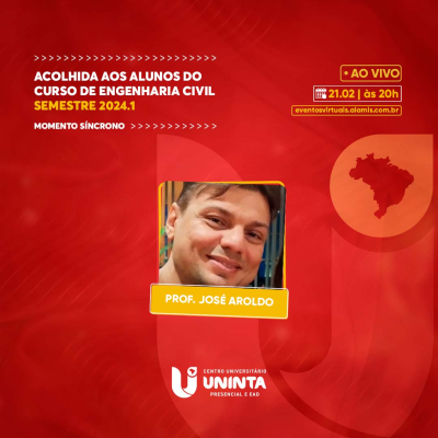 Acolhida aos alunos do curso de Engenharia Civil semestre 2024.1