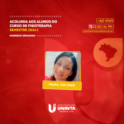 Acolhida aos alunos do curso de Fisioterapia semestre 2024.1