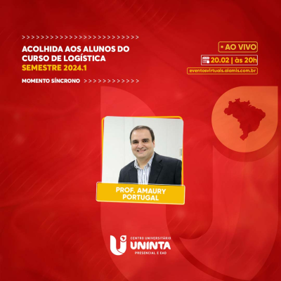 Acolhida aos alunos do curso de Logística semestre 2024.1