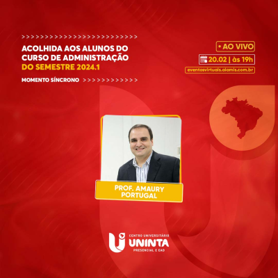 Acolhida aos alunos do curso de Administração do semestre 2024.1