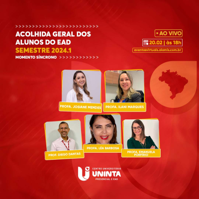 Acolhida Geral dos Alunos do Ead Semestre 2024.1
