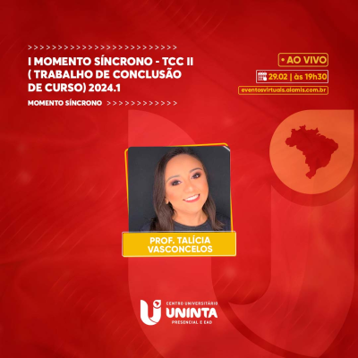 I Momento Síncrono - TCC II (Trabalho de Conclusão de Curso) 2024.1