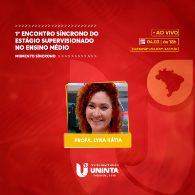 1º Encontro Síncrono do  Estágio Supervisionado no Ensino Médio