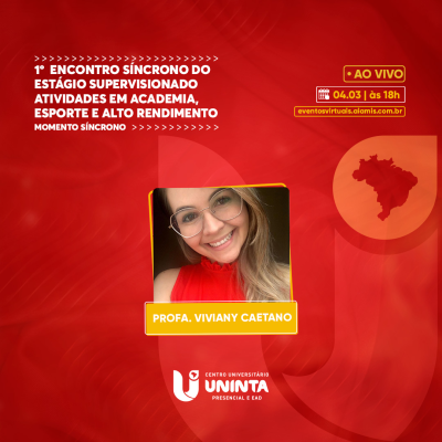 1º  Encontro Síncrono do Estágio Supervisionado Atividades em Academia, Esporte e Alto Rendimento