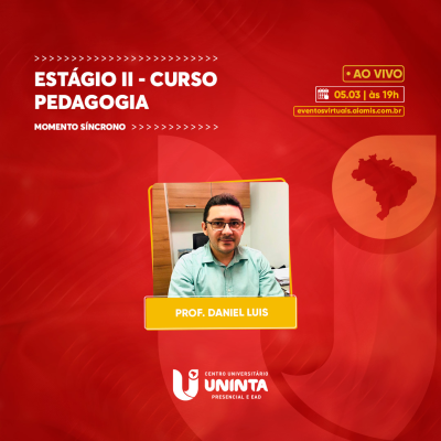 Momento Síncrono - ESTÁGIO II - Curso Pedagogia