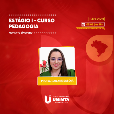 Momento Síncrono - Estágio I - Curso Pedagogia