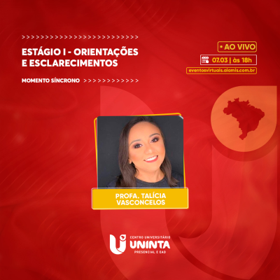 Momento síncrono - Estágio I - Orientações e  esclarecimentos