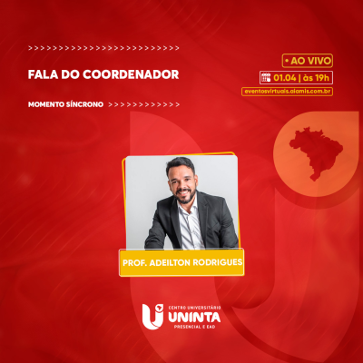 Fala do coordenador