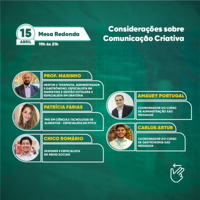 2ª Semana da Econ. Criat. do Uninta EAD -A Criatividade como Competência Essencial para o Século XXI