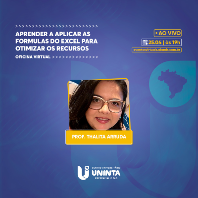 Aprender a aplicar as formulas do Excel para otimizar os recursos