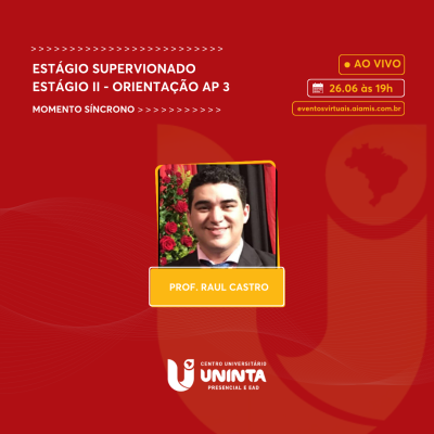 Estágio Supervionado -  Estágio II - Orientação AP 3