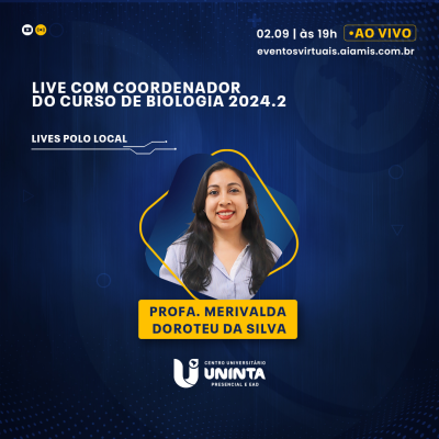 Live com coordenador do curso de Biologia 2024.2