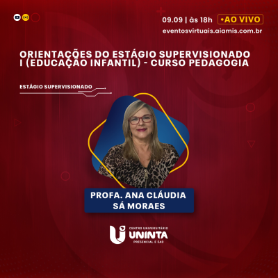 Orientações do Estágio Supervisionado I (Educação Infantil) - curso Pedagogia