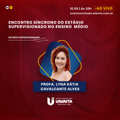 Encontro Síncrono do Estágio Supervisionado  no Ensino Médio