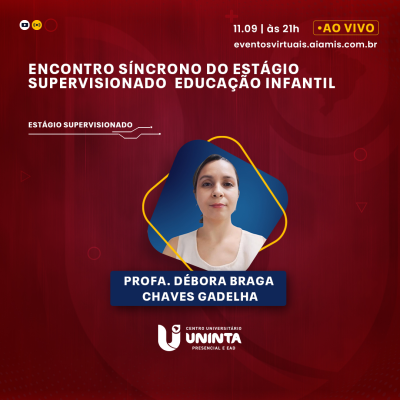 Encontro Síncrono do Estágio Supervisionado  Educação Infantil