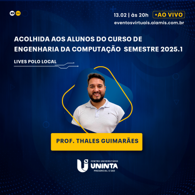 Acolhida aos alunos do curso de Engenharia da Computação do semestre 2025.1