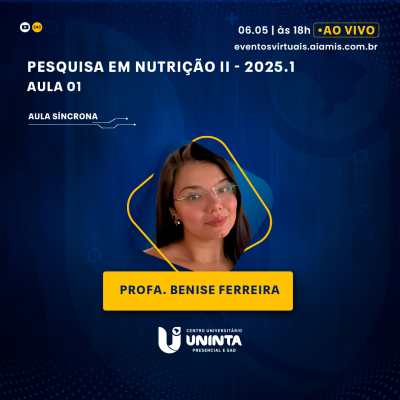 Pesquisa em Nutrição II - 2025.1