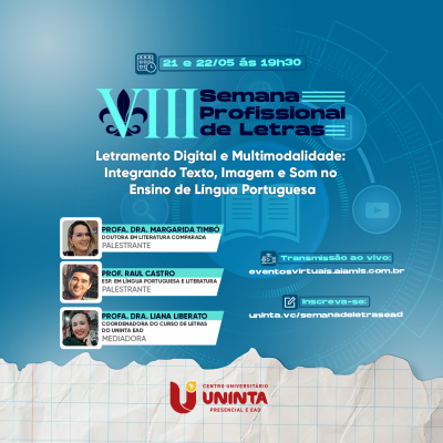 VIII Semana de Letras EaD 2025: Letramento Digital e Multimodalidade
