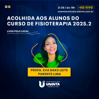 Acolhida aos alunos do curso de Fisioterapia - 2025.2