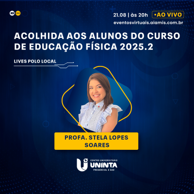 Acolhida aos alunos do curso de Educação Física - 2025.2