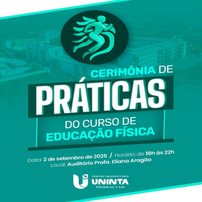Cerimônia de Práticas do curso de Educação Física 2025.2