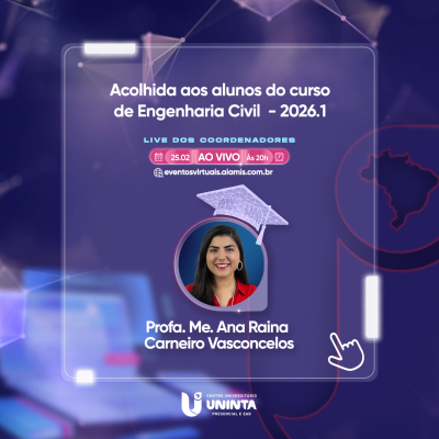 Acolhida aos alunos do curso de Engenharia Civil  - 2026.1