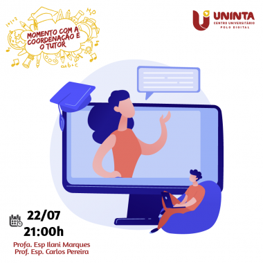 MOMENTO COM O COORDENAÇÃO E O TUTOR